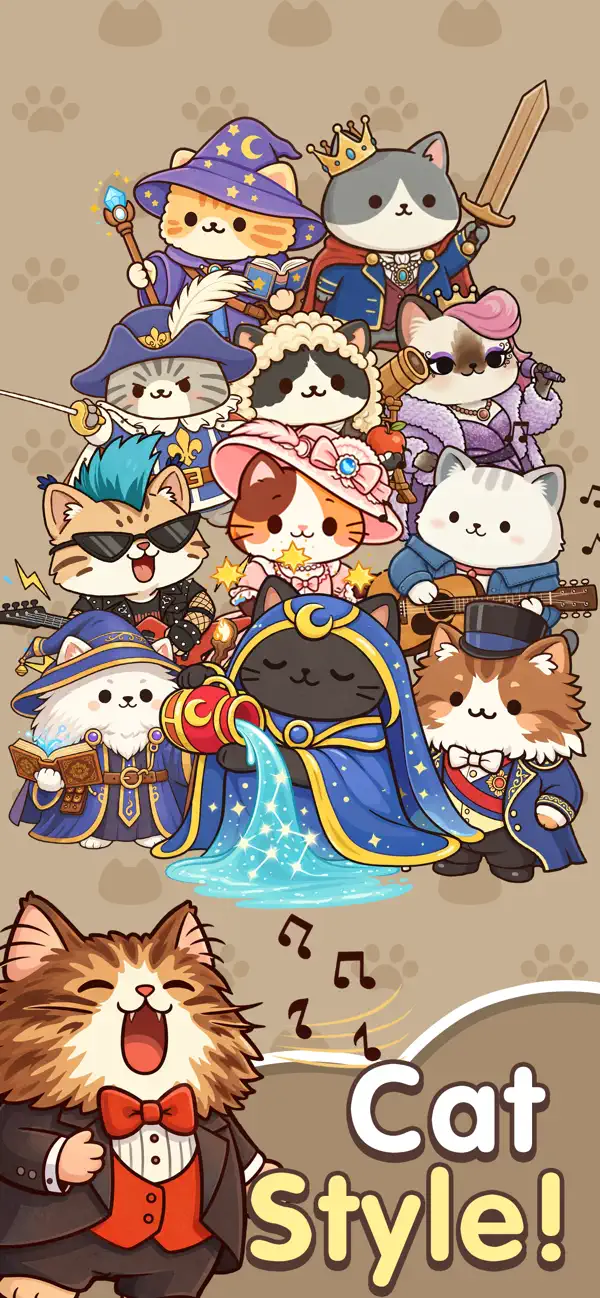 Solitaire Cat Card