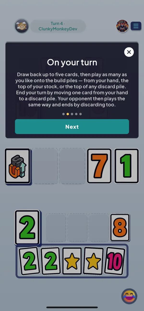 StackUp Card Game