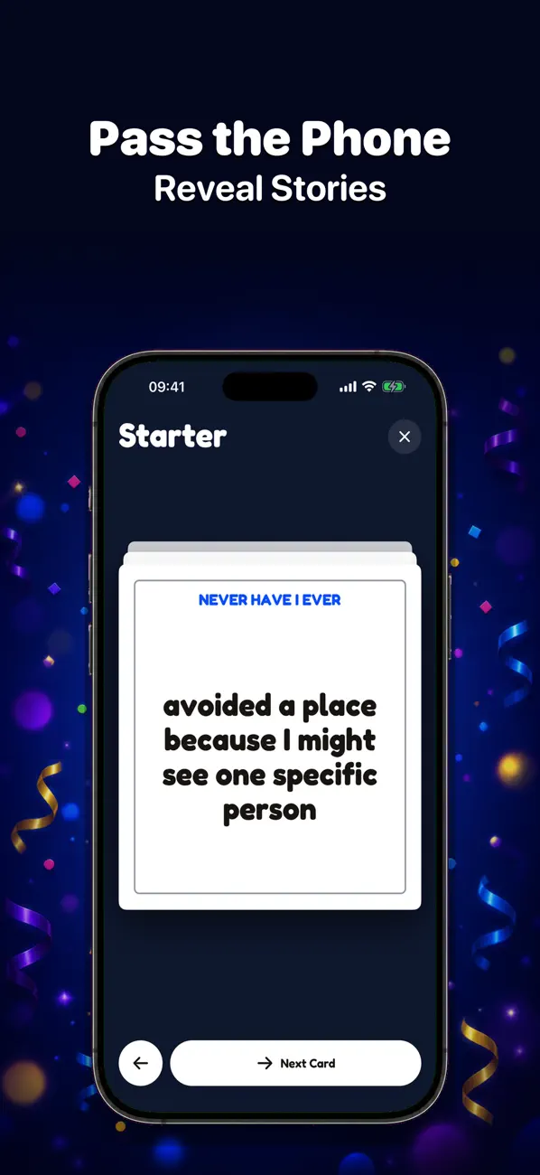 Never Have I Ever: Cards