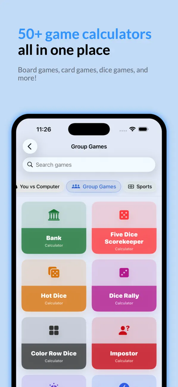 Score Keeper: Game Night