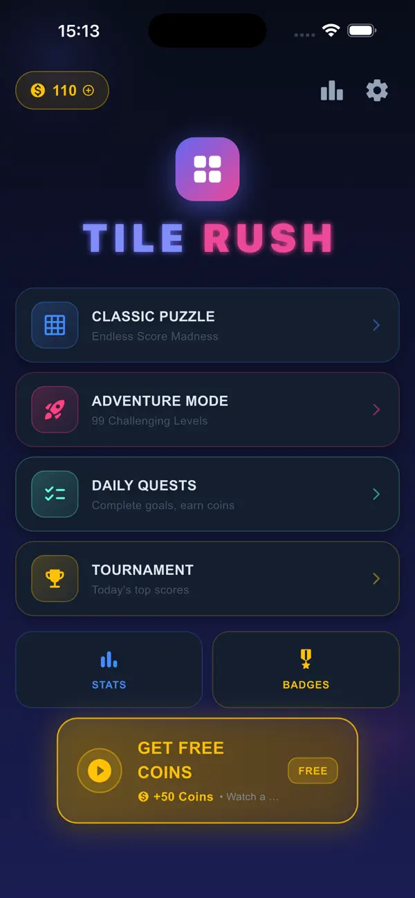 TileRush - Block Puzzle