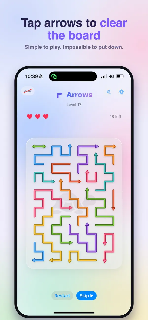 Tap me: Freedom for the arrows