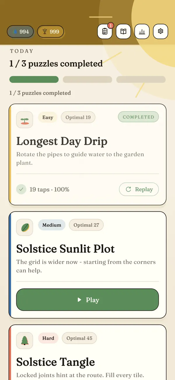 Puzzle Garden - Cozy Pipes