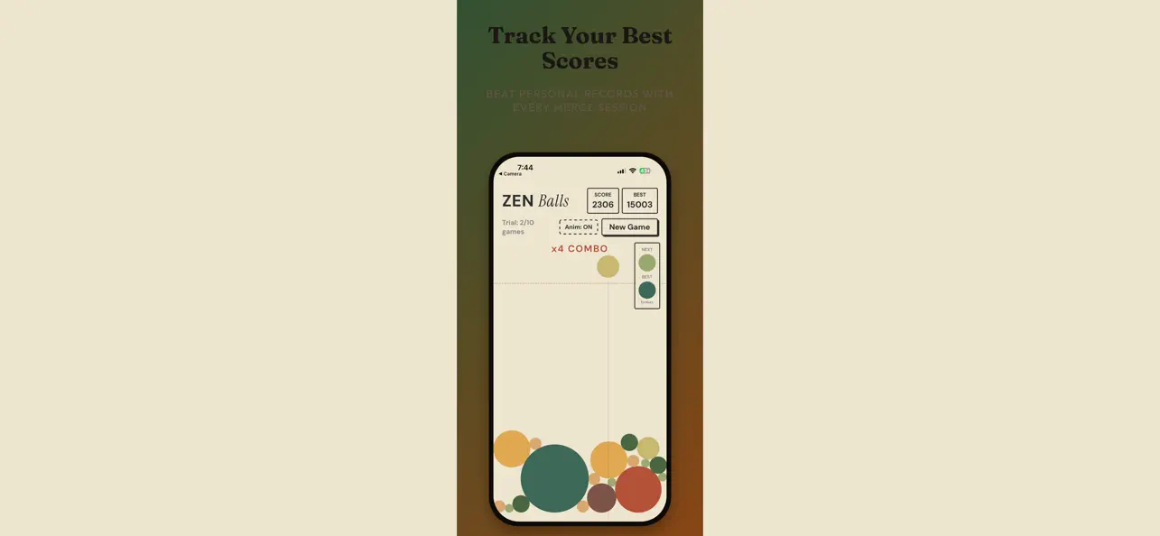 Zen Balls: Drop & Merge