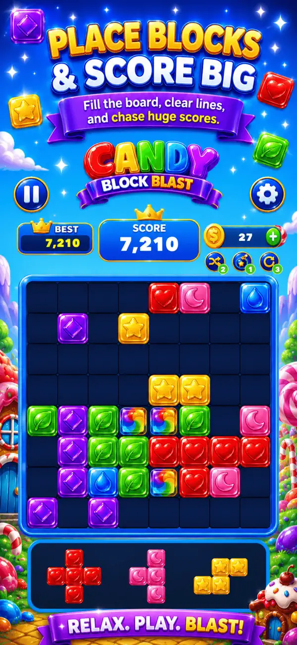 Candy Block Blast :Puzzle Game