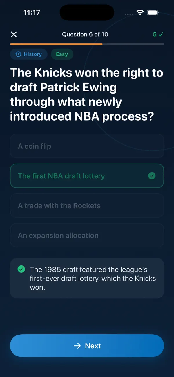 Knicks Trivia