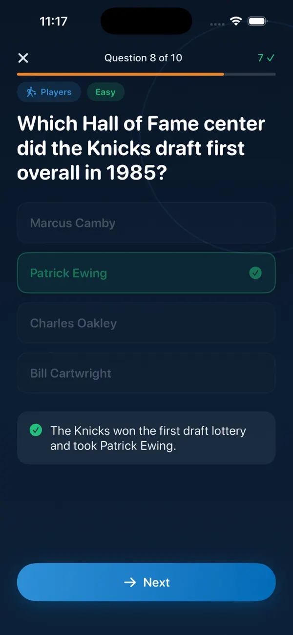 Knicks Trivia