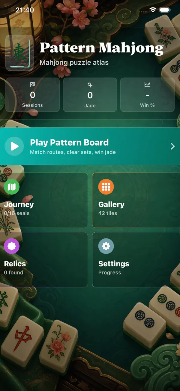 Pattern Mahjong