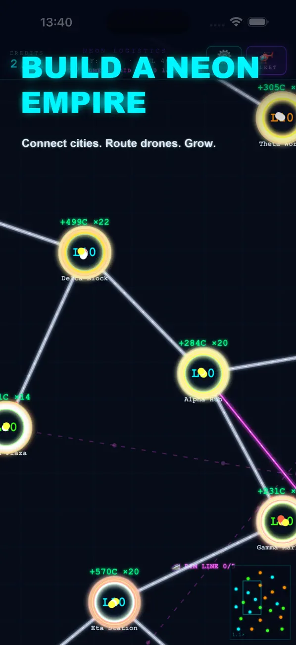 Neon Logistics: City Grid