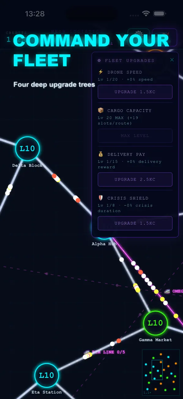Neon Logistics: City Grid