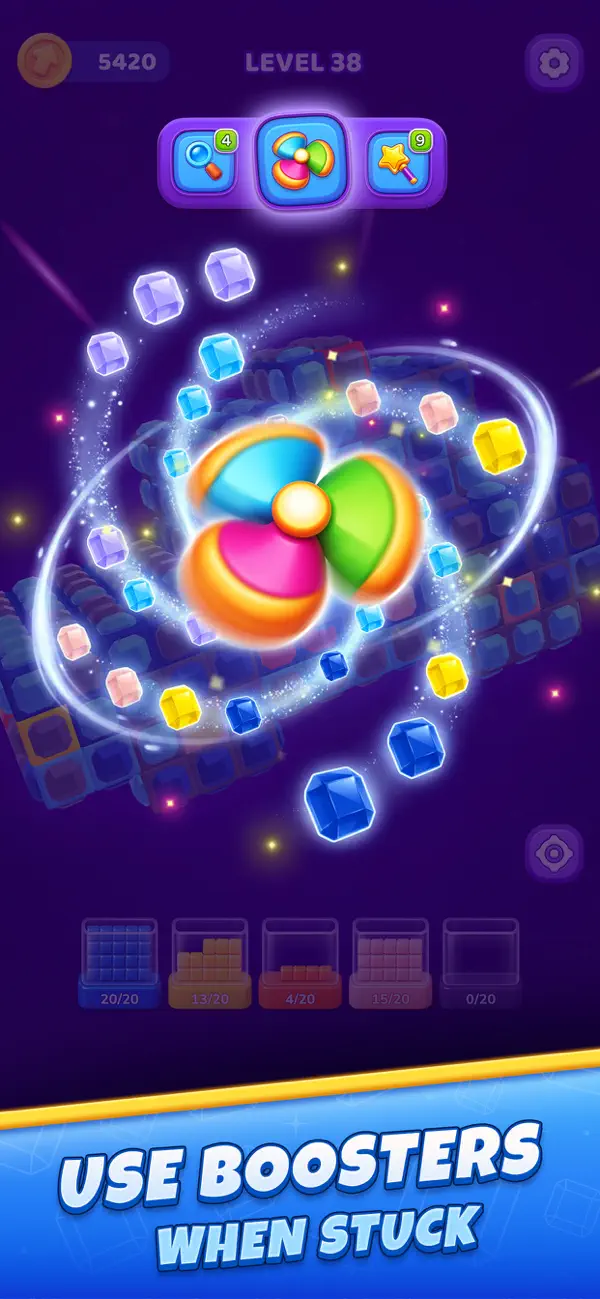 Gem Mosaic: 3D Sort Puzzle