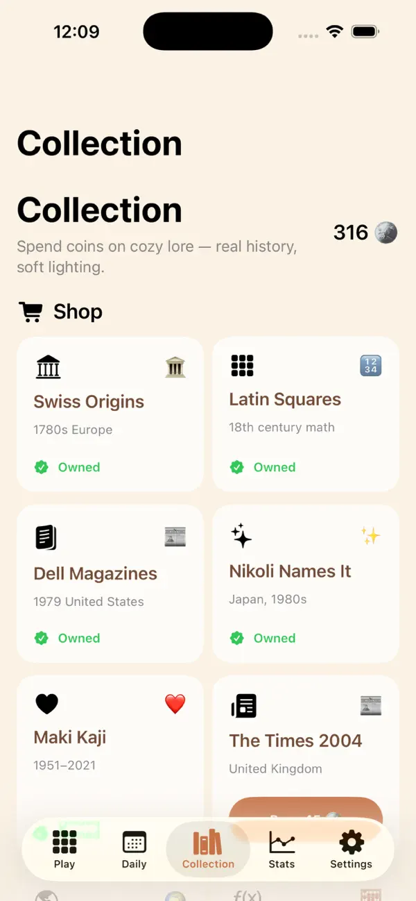 History Sudoku Journey