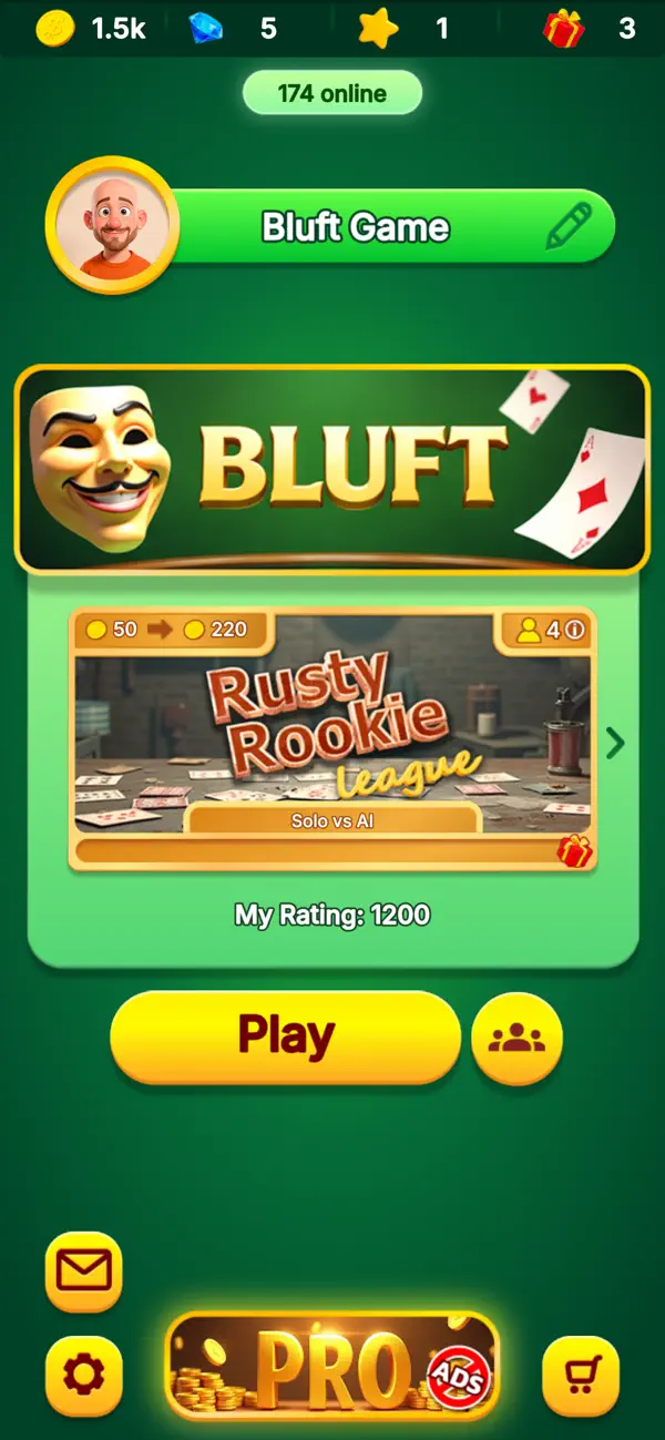 Bluft Card Game: Truth or Lies