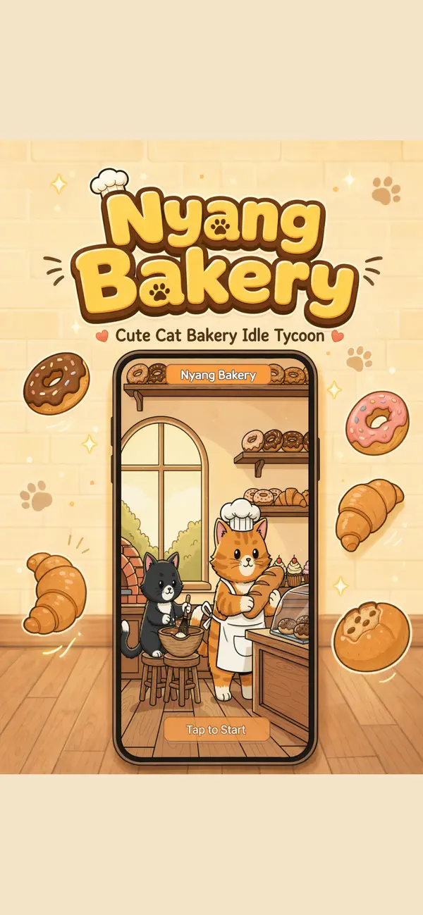 Cat Bakery Tycoon: Idle Cafe