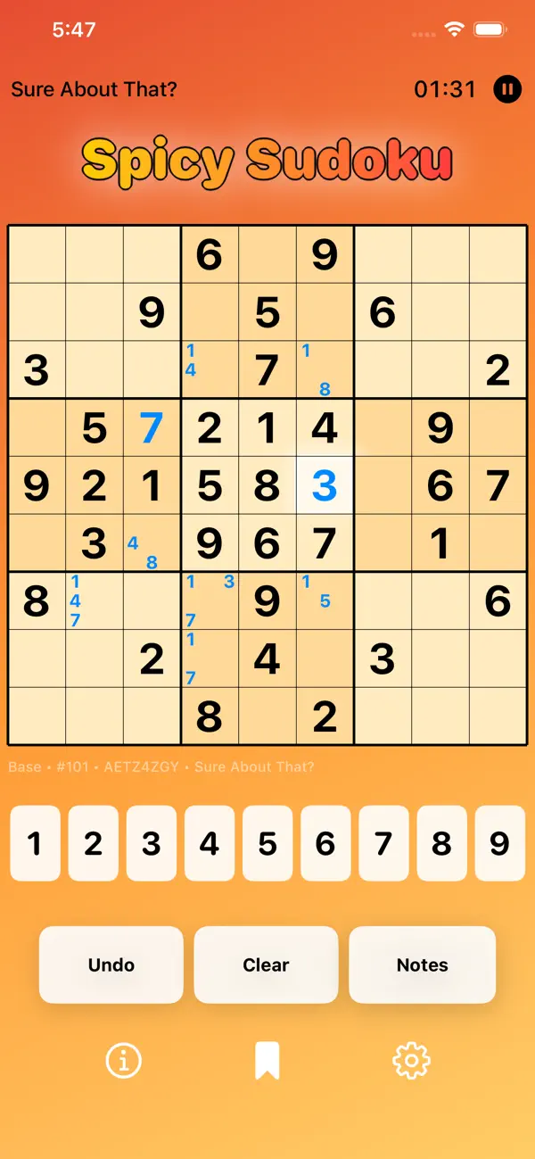 Spicy Sudoku