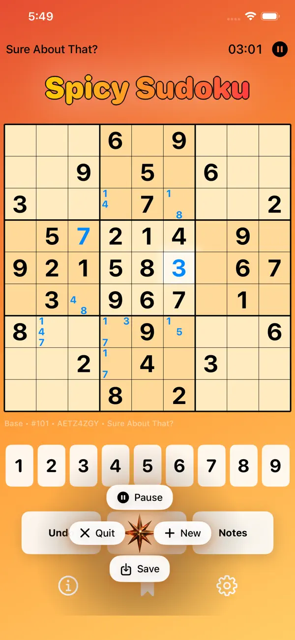 Spicy Sudoku