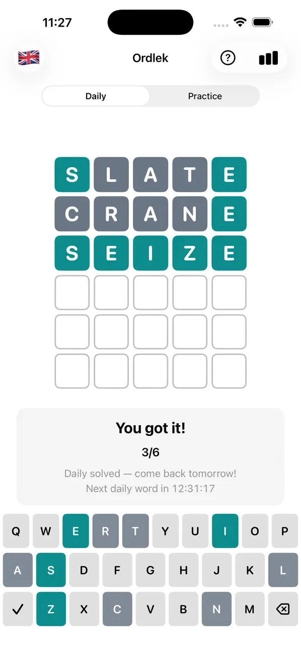 Ordlek – Word Game
