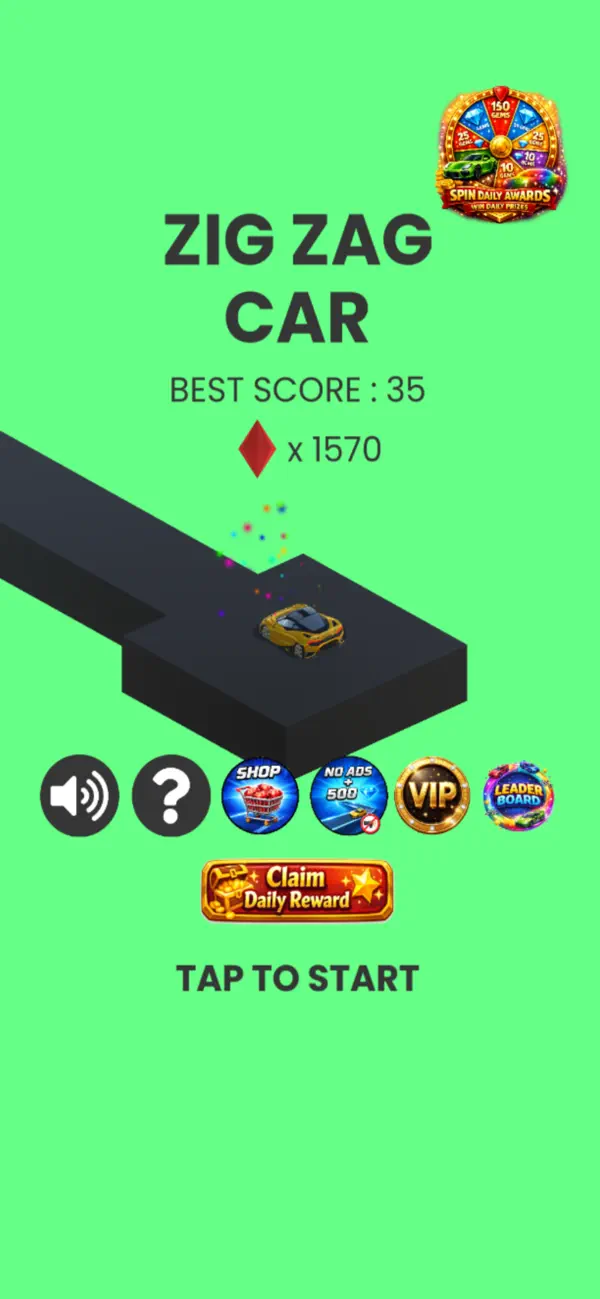 Car Zig Zag 3D