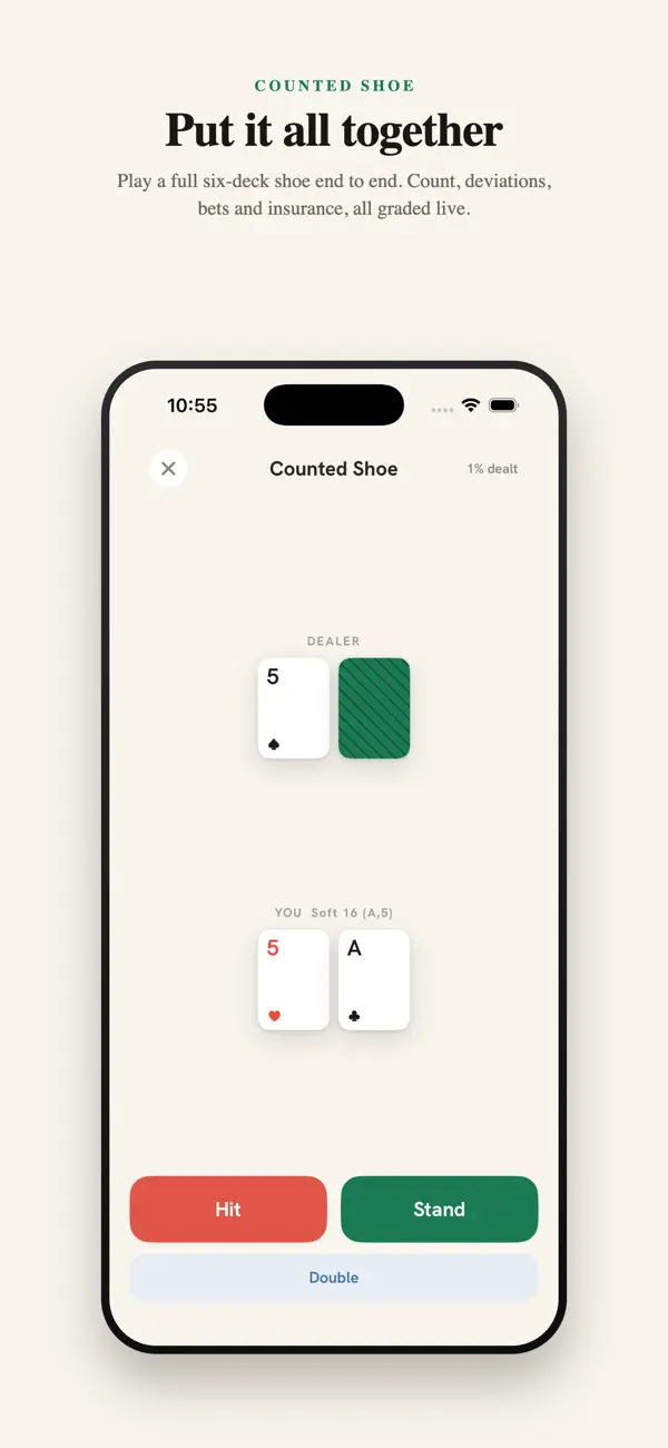 TwentyOne: Blackjack Trainer
