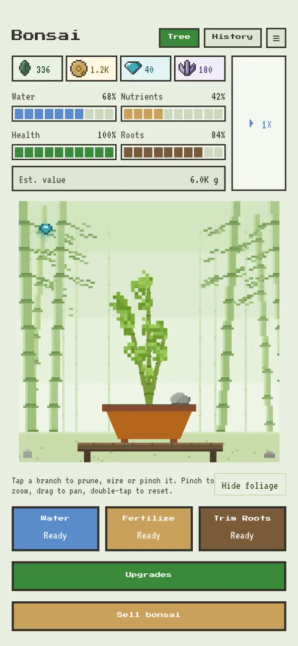 Idle Bonsai
