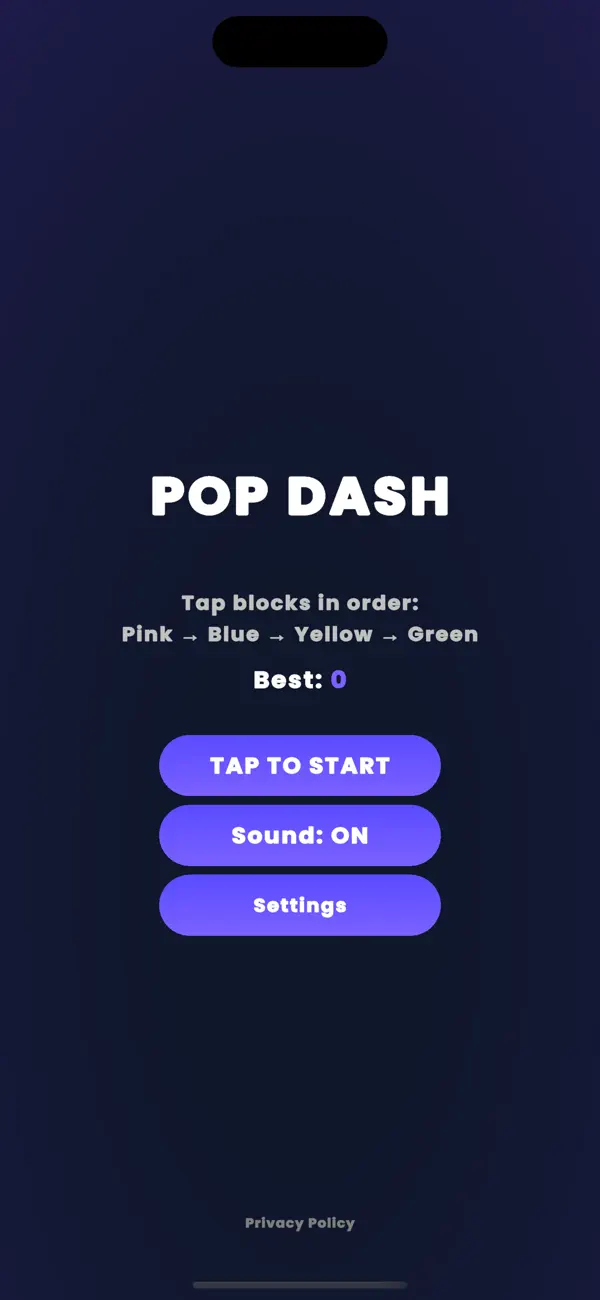 Pop Dash: Color Tap