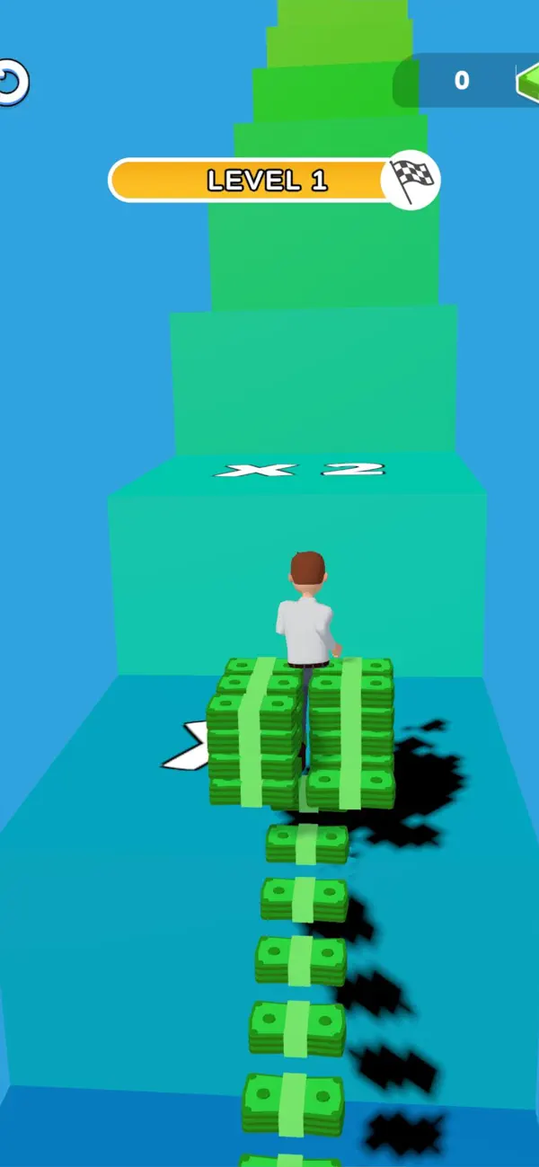 Money Stack Run: Cash Rush