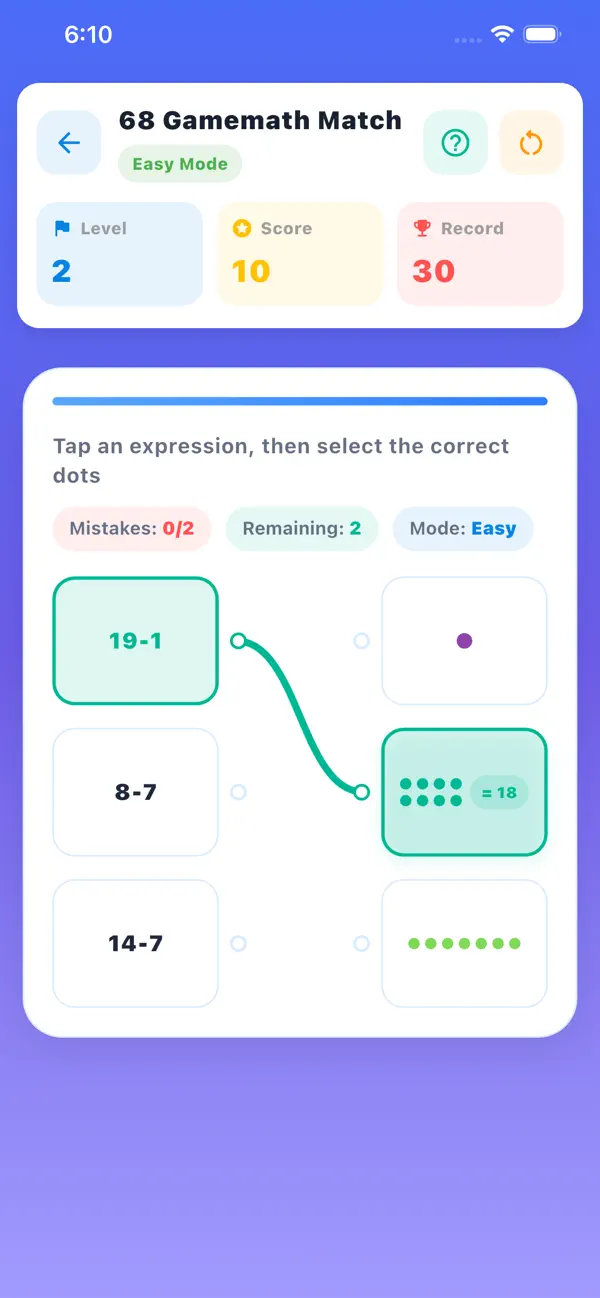 68 Gamemath Match