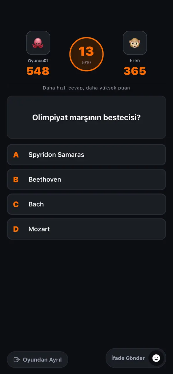 Bilgi Düellosu: Çok Oyunculu