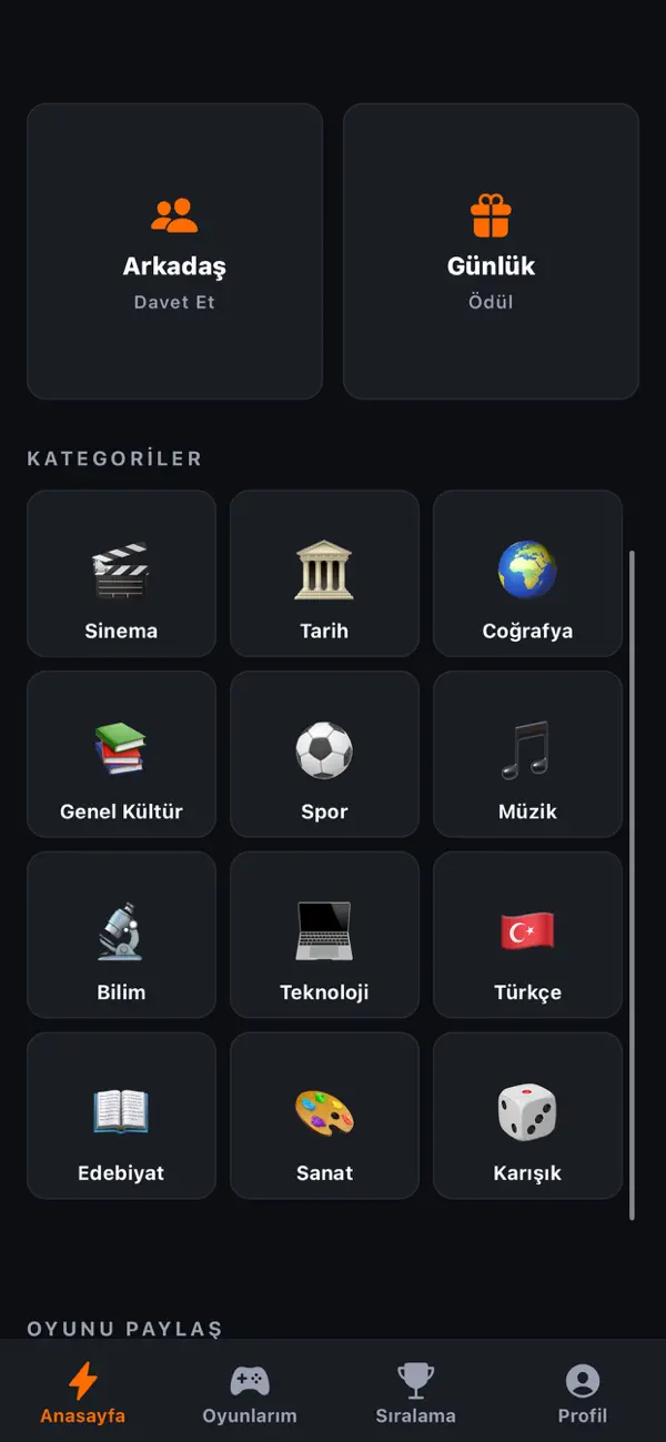 Bilgi Düellosu: Çok Oyunculu