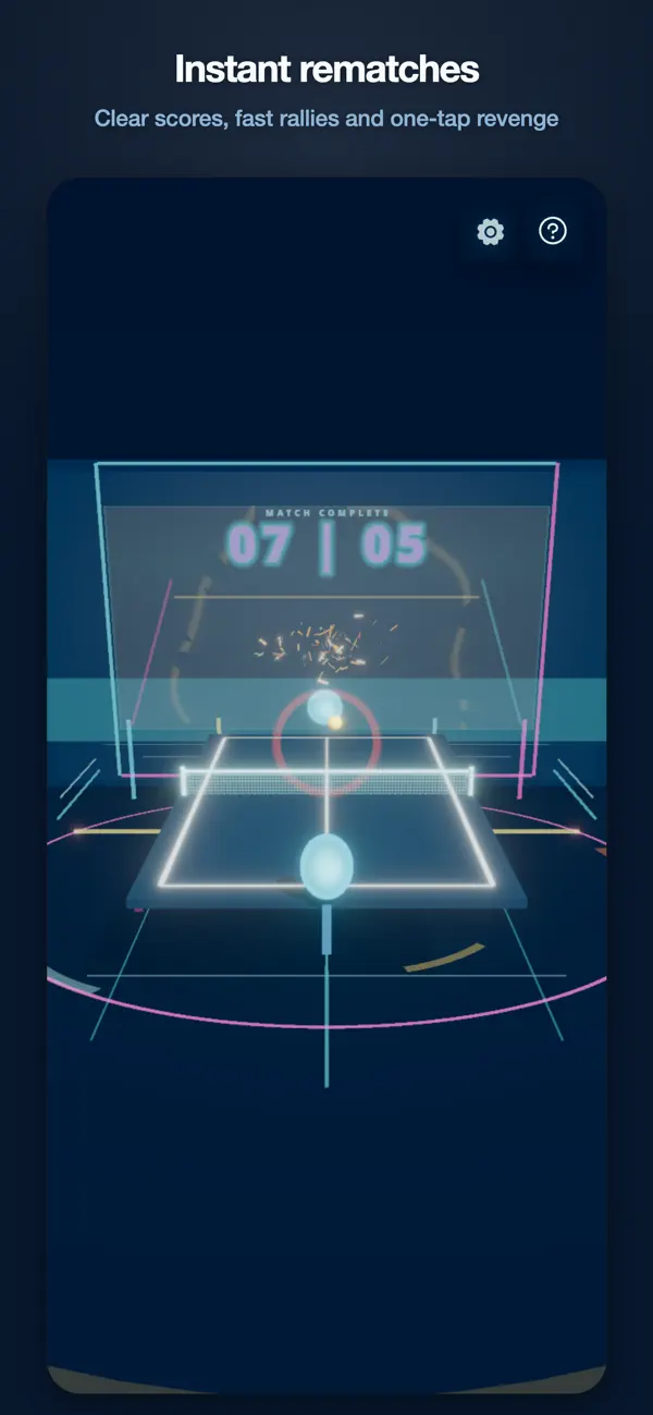 Neon Ping Pong: Table Tennis
