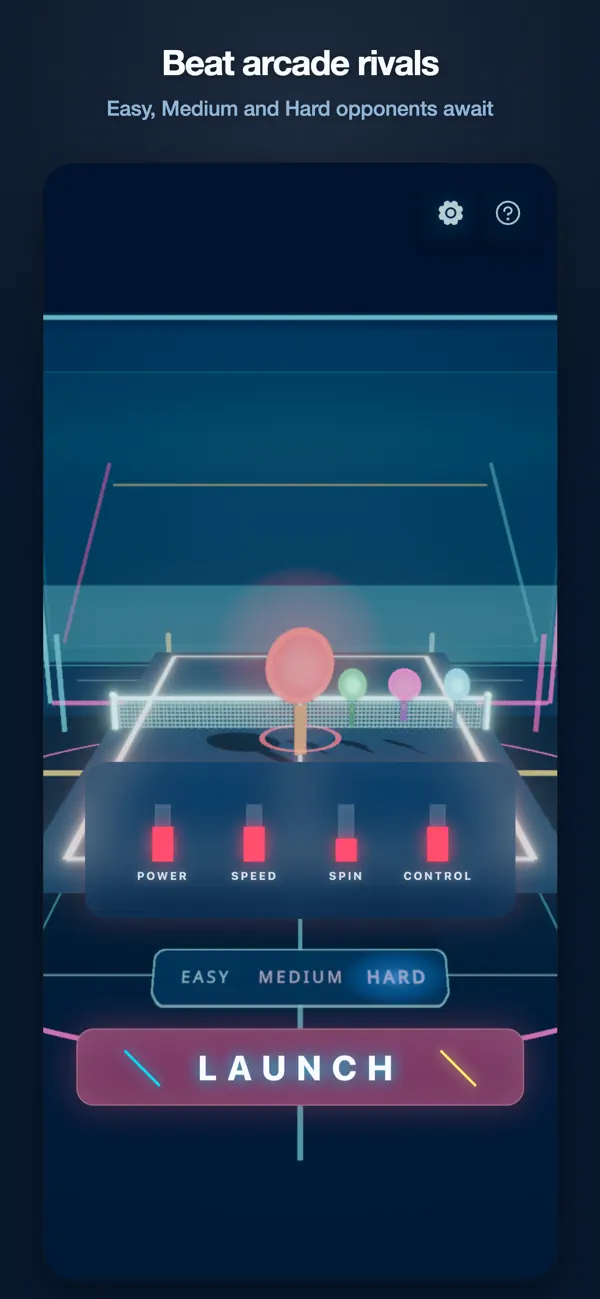 Neon Ping Pong: Table Tennis