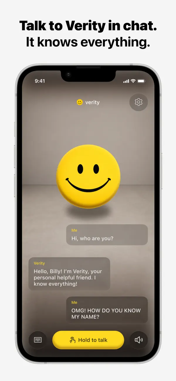 Verity: Your helpful friend