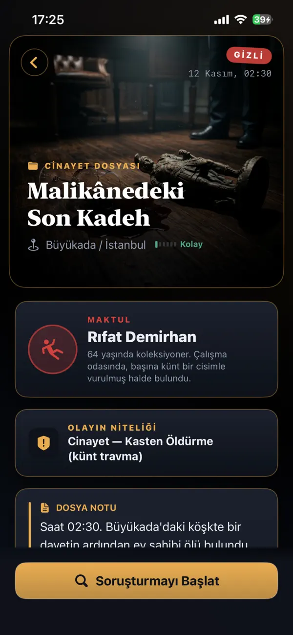Gece Dedektifi: Cinayet Çözümü