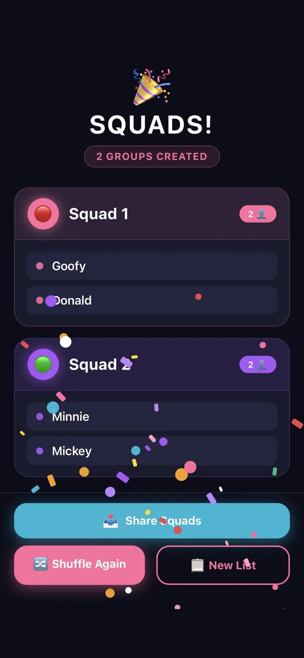 Pair Up-Group Randomizer