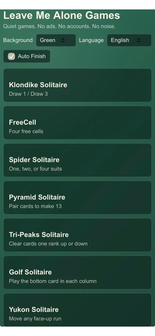 Leave Me Alone Games!