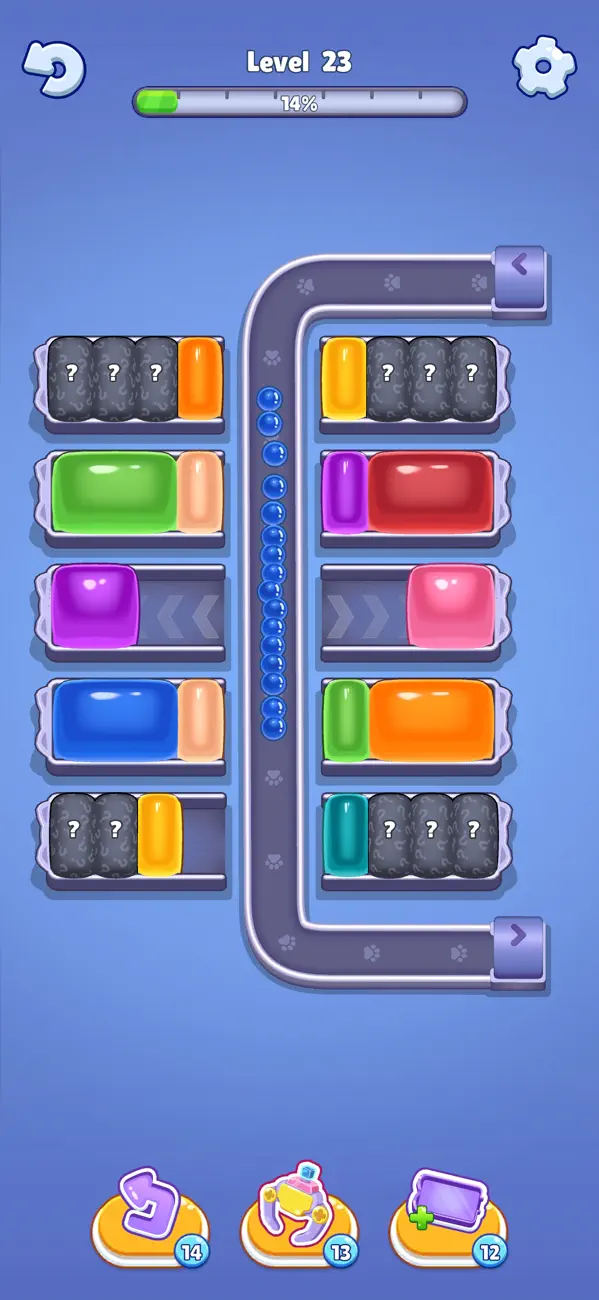 Jelly Cat Sort: Loop Puzzle