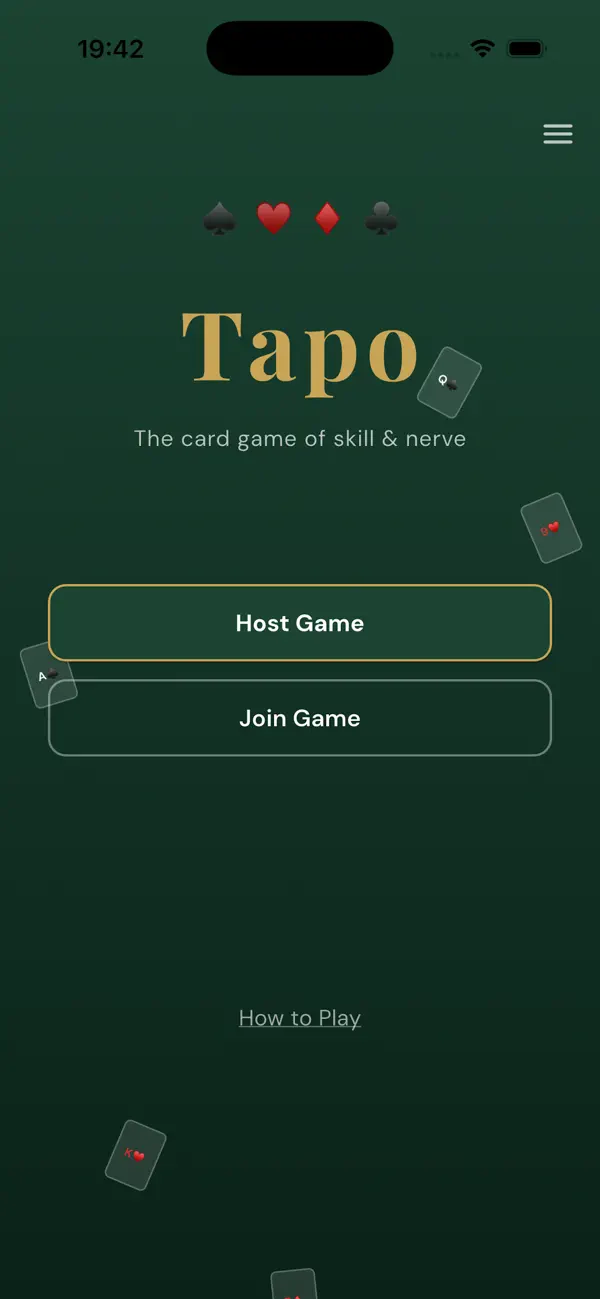 Tapo: a card game!
