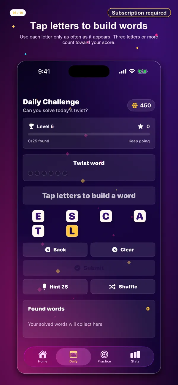 Daily Word Twist: Anagrams