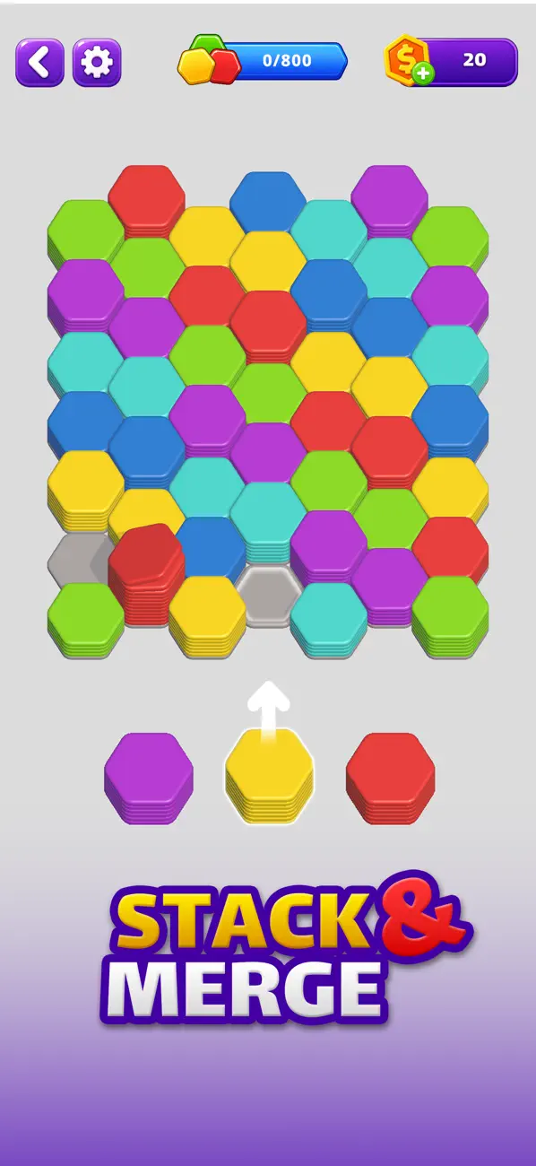 Hexa Puzzle: Color Merge
