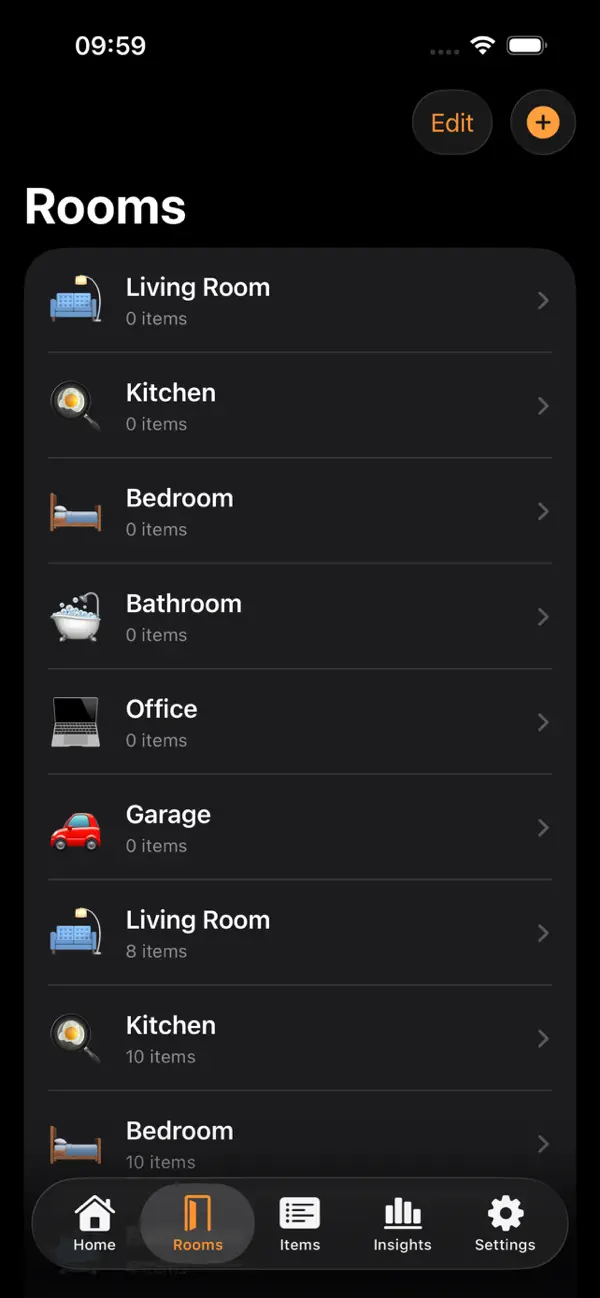 Smart Home Inventory Map