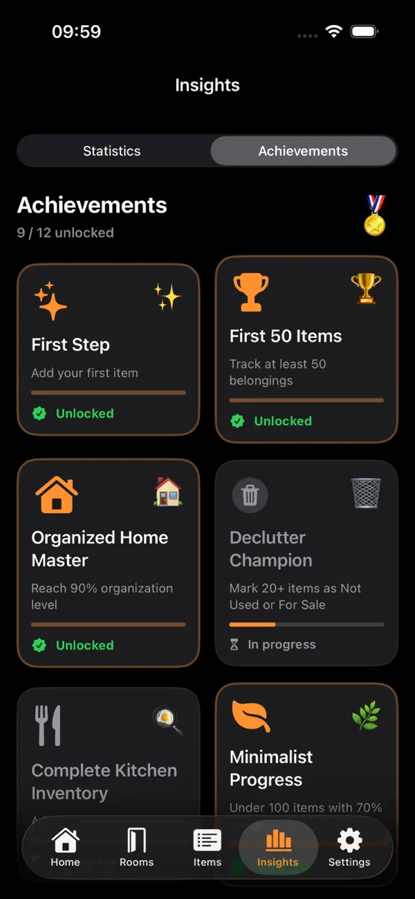 Smart Home Inventory Map