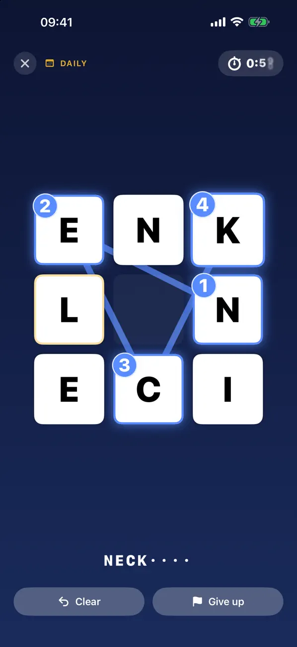 Knight Hop: Word Puzzle