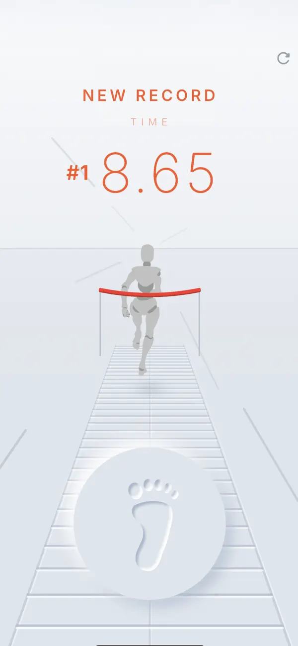 Tap Sprint: 100m Dash