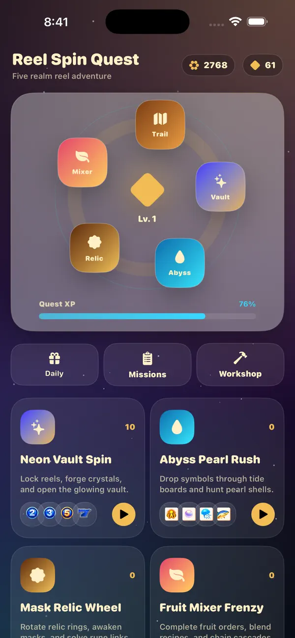 Reel Spin Quest Legends
