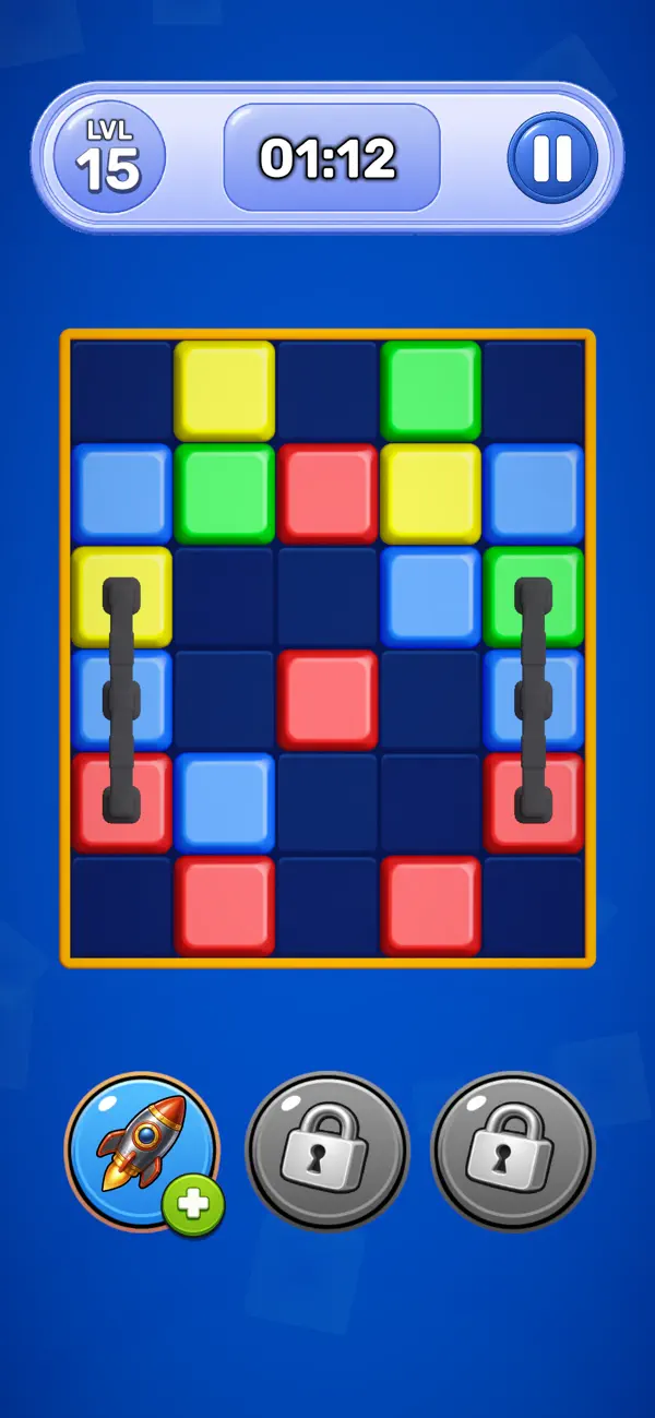 Triple Match Cube Puzzle
