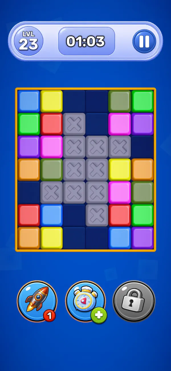 Triple Match Cube Puzzle