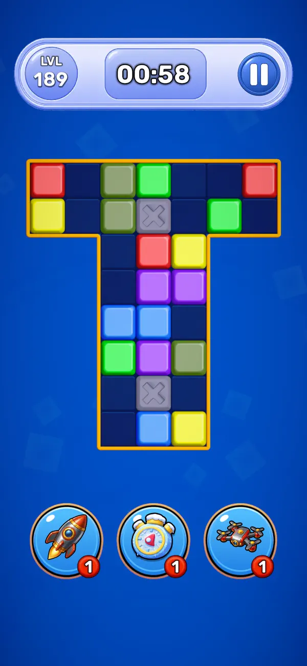 Triple Match Cube Puzzle