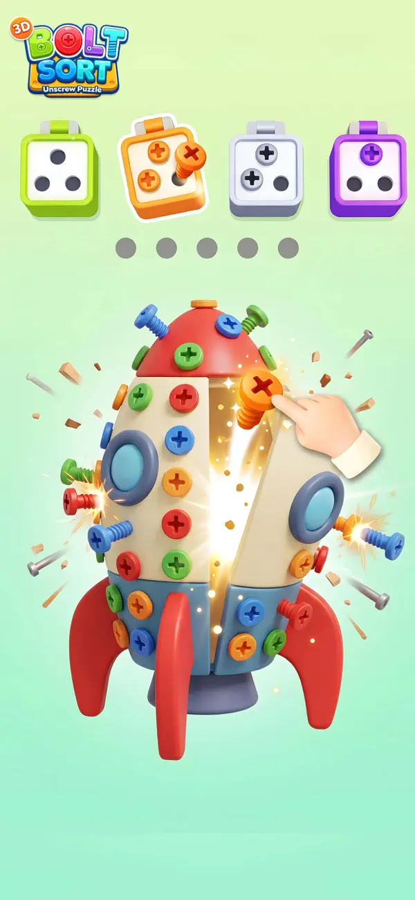 Bolt Sort 3D: Unscrew Puzzle