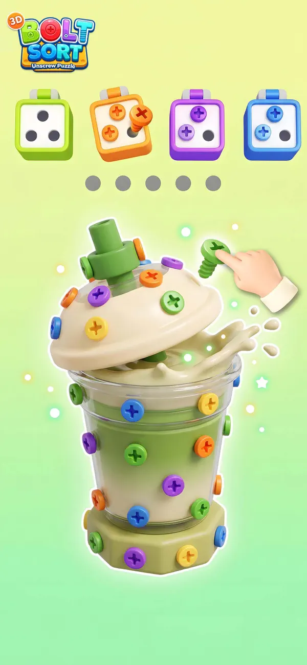 Bolt Sort 3D: Unscrew Puzzle