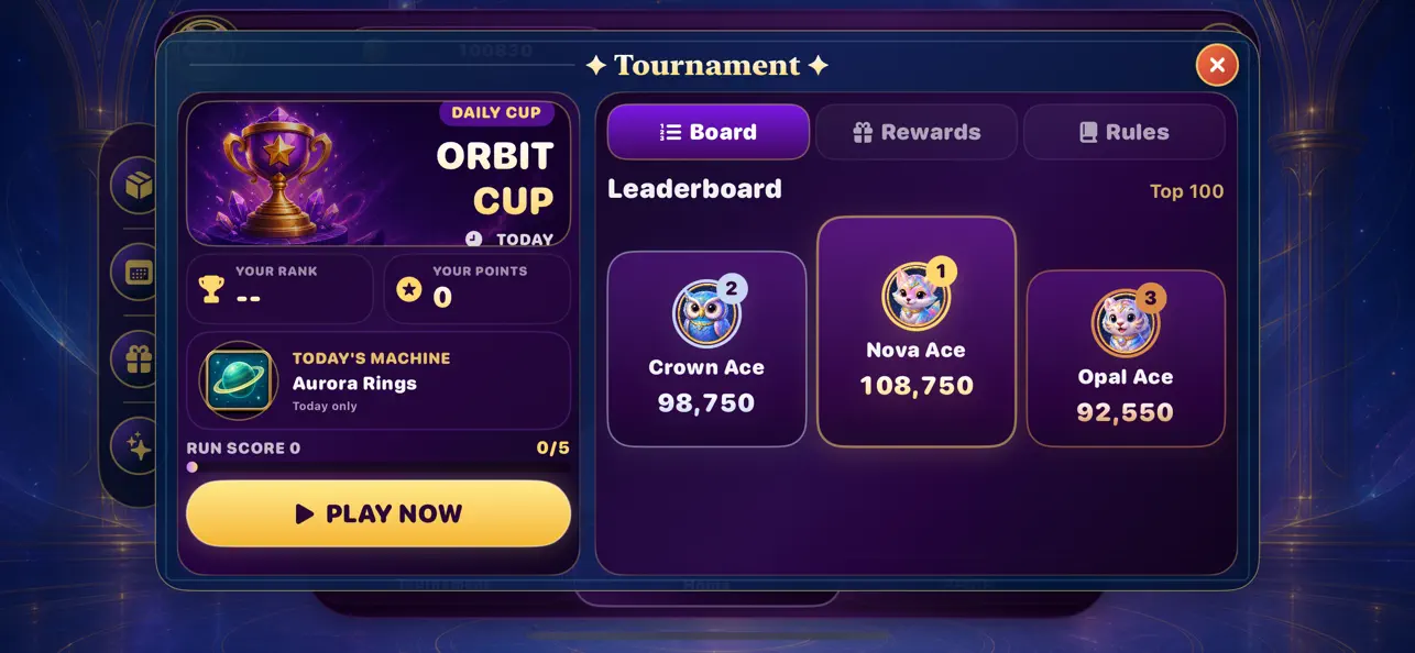 Opal Orbit Slots